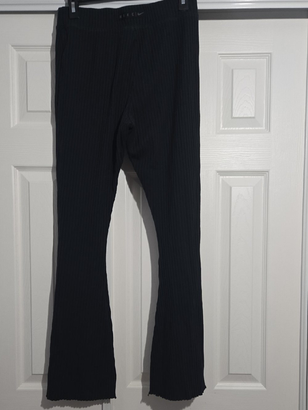 Nike Black Ribbed Track Pants